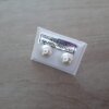 ARO DE ACERO PERLA BLANCA 8 MM