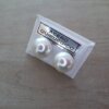 ARO DE ACERO PERLA PEGADA COLOR BLANCO 10 MM