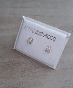 ARO DE ACERO DORADO CUBIK REDONDO MINI 3 MM