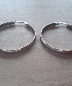 ARO DE ACERO ARGOLLA MEDIA CAÑA 40 MM