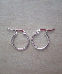 ARO DE ACERO BLANCO ARGOLLA 2 MM. DIÁMETRO 20 MM