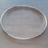 PULSERA ESCLAVA DE ACERO BLANCO MEDIA CAÑA 4 MM