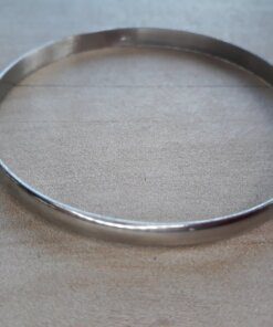 PULSERA DE ACERO ESCLAVA MEDIA CAÑA ESPESOR 5 MM. DIÁMETRO 65 MM