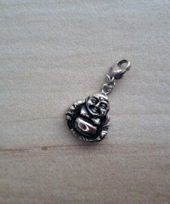 DIJE DE ACERO BUDA  15 X 20 MM