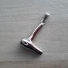 DIJE DE ACERO SECADOR DE PELO 28 X 40 MM