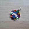 DIJE DE ACERO MEDALLA ESMALTADA 30 MM ENFERMERA