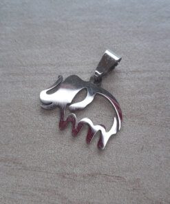 DIJE DE ACERO ELEFANTE 23 X 18 MM