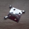 DIJE DE ACERO CUADRADO PUZZLE CORAZÓN CALADO X 4 PARA PARTIR