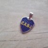DIJE DE ACERO FÚTBOL CABJ. TAMAÑO 18 X 14 MM