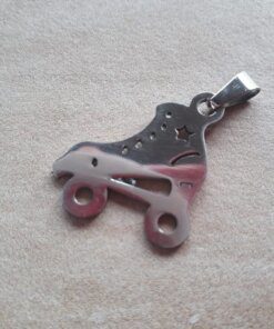 DIJE DE ACERO PATIN 25 X 28 MM