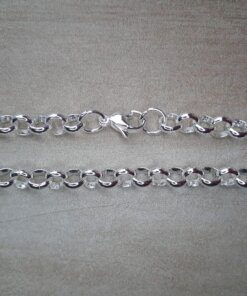 CADENA DE ACERO BLANCO ROLO 6.0
