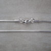CADENA DE ACERO BLANCO COLA DE RATON 0.9 X 50 CM. Paquete x 10 unidades