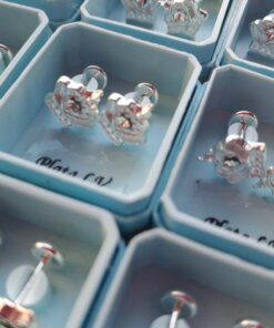 ABRIDOR PLATA CORONA C/STRASS