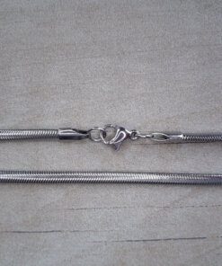 CADENA DE ACERO COLA DE RATÓN CHATA 3 MM
