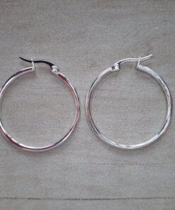 ARO DE ACERO BLANCO ARGOLLA 2 MM. DIÁMETRO 30 MM