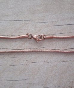 CADENA DE ACERO ROSÉ CLAPTON 1.6