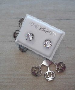 ARO DE ACERO CUBIK 4 MM CON ARAÑA DE 3 CORONAS
