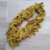 CUELLO LISO TIPO CROCHET 100% ACRILICO, COLOR MAIZ. 30 X 90 CM