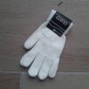 GUANTE DE CHENILLE IMPORTADO COLOR BLANCO. (PACK X 6 PARES)