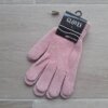 GUANTE DE CHENILLE IMPORTADO COLOR ROSA.