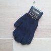 GUANTE DE CHENILLE IMPORTADO COLOR AZUL MARINO. (PACK X 6 PARES)