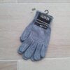 GUANTE DE CHENILLE IMPORTADO COLOR GRIS.