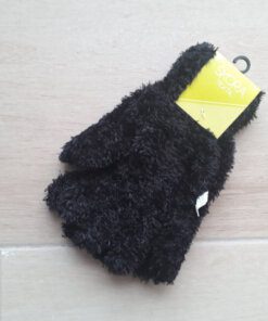 GUANTE PIEL DE MONO COLOR NEGRO