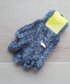 GUANTE PIEL DE MONO COLOR GRIS