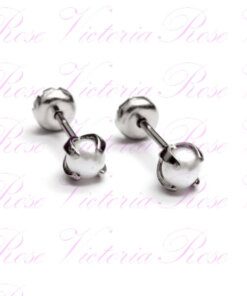 ABRIDOR DE ACERO PERLA ENGARZADA 3 MM