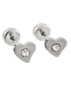 ABRIDOR DE ACERO CORAZON CHICO CON STRASS