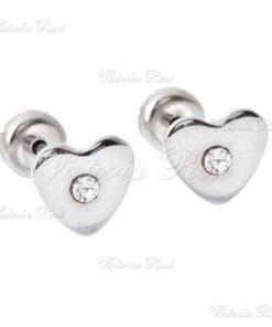 ABRIDOR DE ACERO CORAZON GRANDE CON STRASS