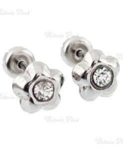 ABRIDOR DE ACERO FLOR BOMBE CON STRASS