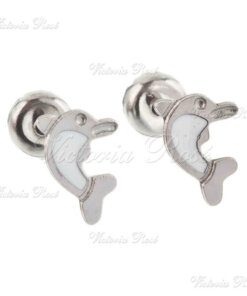 ABRIDOR DE ACERO DELFIN ESMALTADO