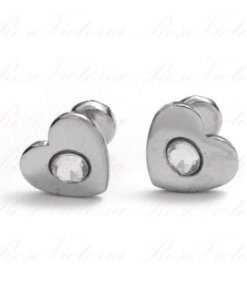 ABRIDOR DE ACERO CORAZON CON STRASS