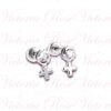 ABRIDOR DE ACERO SIGNO FEMENINO CON STRASS