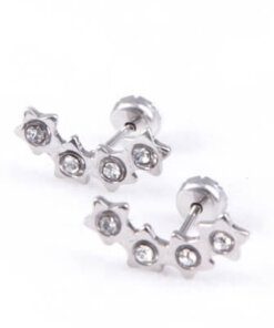 ABRIDOR DE ACERO TREPADOR CON 4 ESTRELLAS CON STRASS