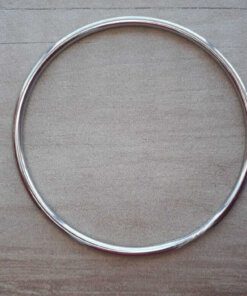 PULSERA DE ACERO ESCLAVA REDONDA 3 MM. DIAMETRO 65 MM