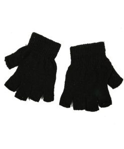 GUANTE SIN DEDO COLOR NEGRO