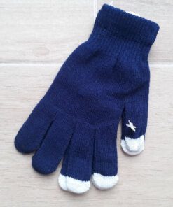 GUANTE DAMA 3 DEDOS TOUCH COLOR AZUL