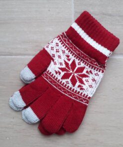 Guante tipo Bariloche con 3 dedos touch