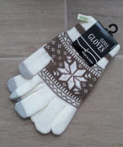 Guante tipo Bariloche con 3 dedos touch