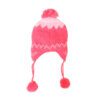 GORRO COYA INFANTIL NENA, 2 a 4 AÑOS FUCSIA CON INTERIOR MICRO POLAR Y POMPÓN