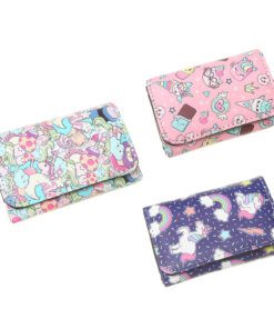 Billetera estampada 8,5 x 11,5 cm