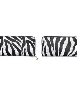 BILLETERA FICHERO estampado ZEBRA 19 x 10 cm x1u