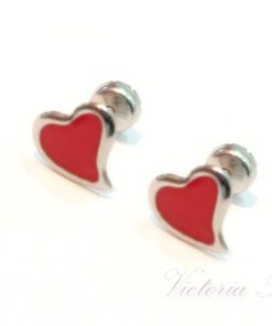 ABRIDOR DE ACERO CORAZÓN ESMALTADO