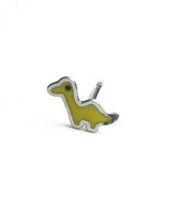 ABRIDOR DE ACERO DINOSAURIO ESMALTADO
