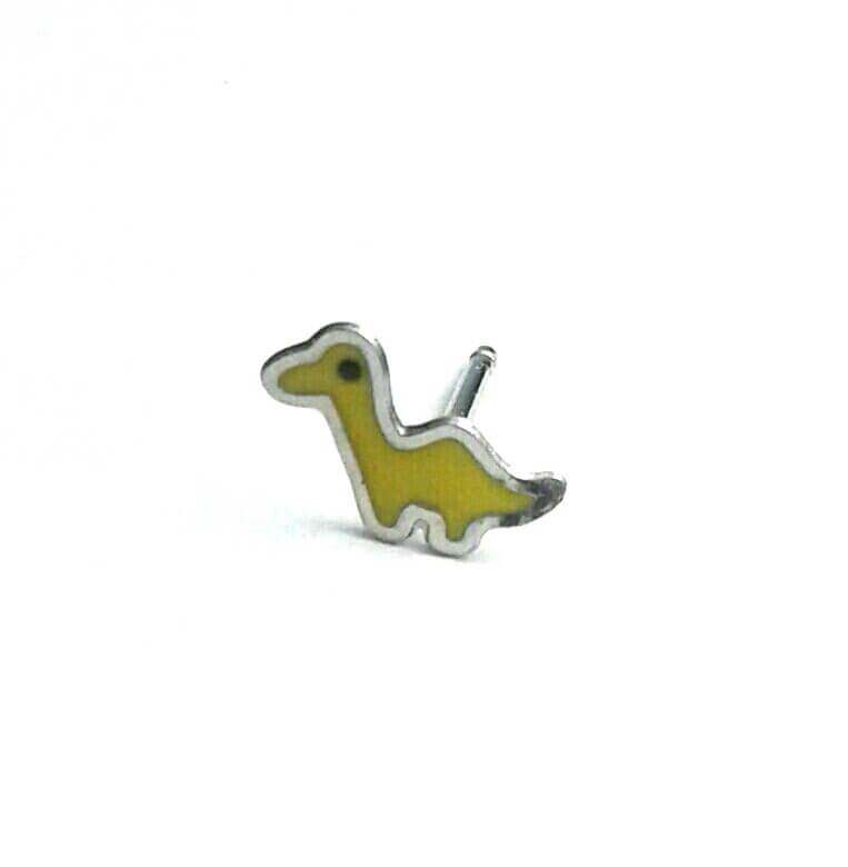 ABRIDOR DE ACERO DINOSAURIO ESMALTADO