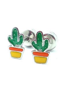 ABRIDOR DE ACERO ESMALTADO CACTUS CON MACETA