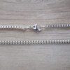 CADENA DE ACERO BLANCO VENECIANA 1.9