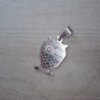 DIJE DE ACERO BÚHO. 16 X 25 MM
